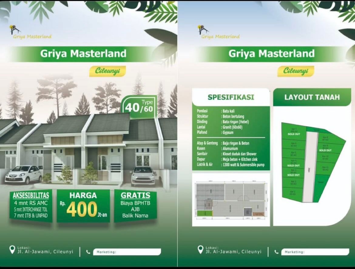 Brosur Griya Master Land